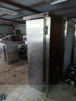 used stainless steel upright maintenance cabinet