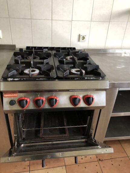 used angelo po oven unit with 4 heating elements