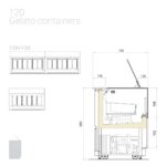 isa ice cream and pastry display