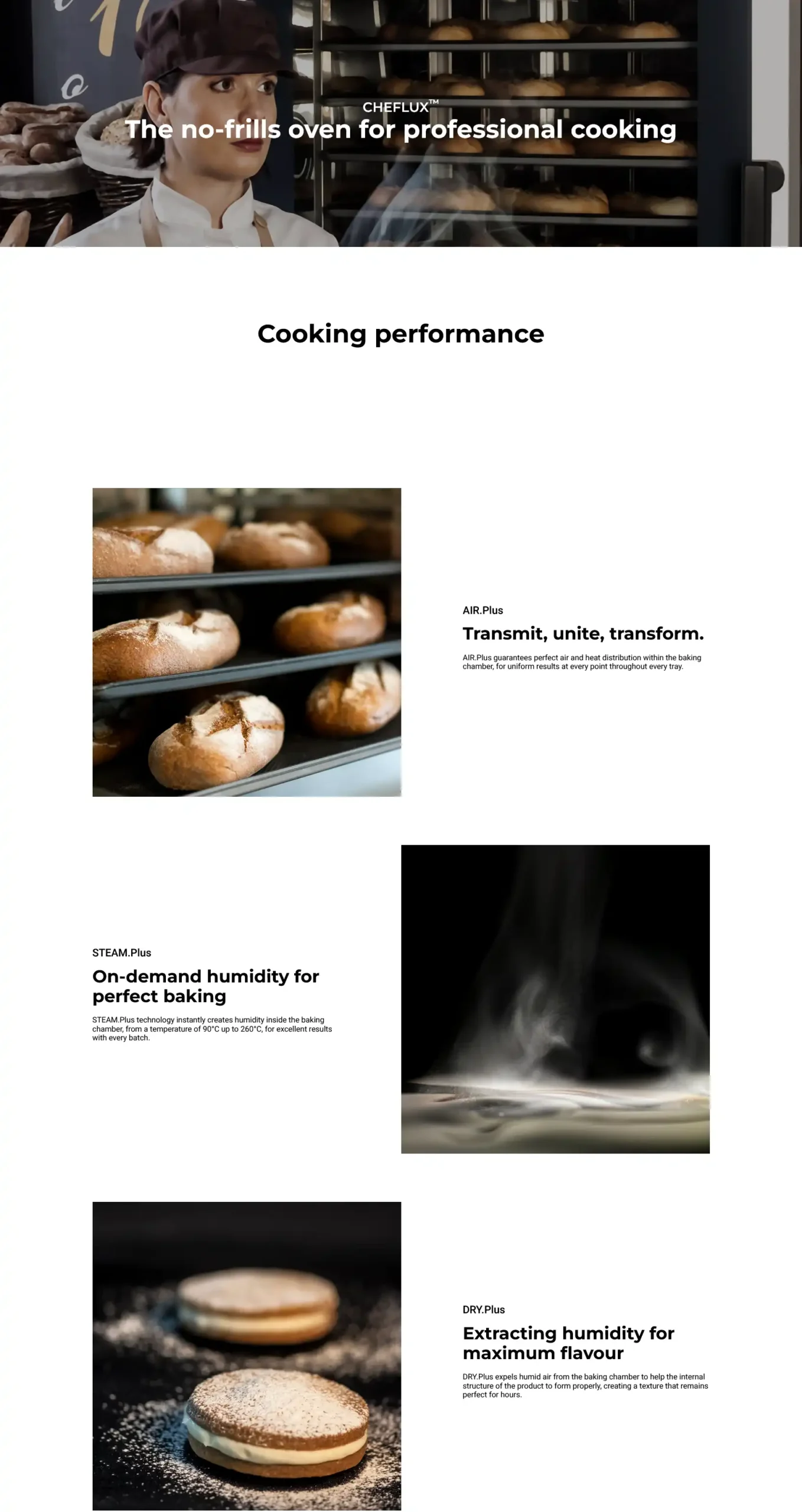 unox countertop cheflux manual info banner
