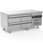 inomak stainless steel workbench fridge