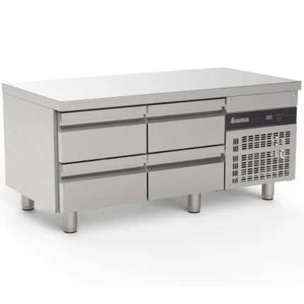 inomak stainless steel workbench fridge
