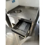 used stainless steel dishwashing unit