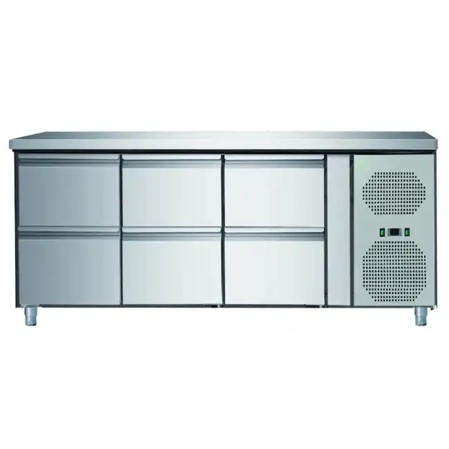 ventus stainless steel chilled workbench