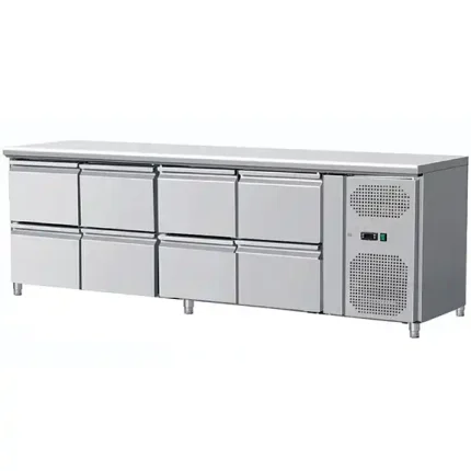 ventus stainless steel fridge workbench