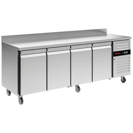 karamco stainless steel chilled workbench