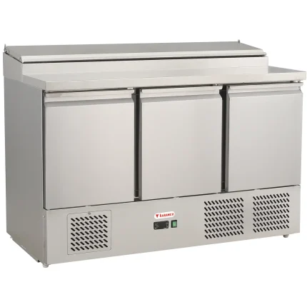 karamco stainless steel chilled workbench