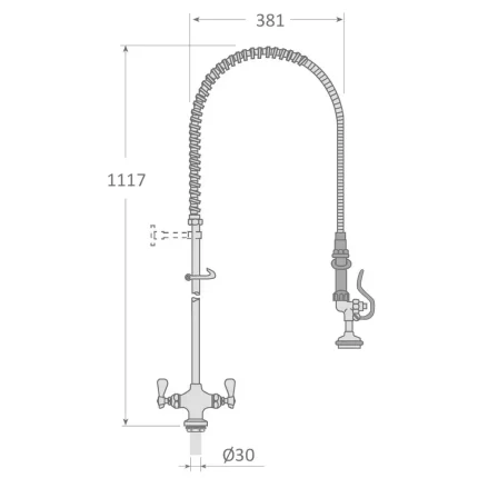 metal inox showerhead