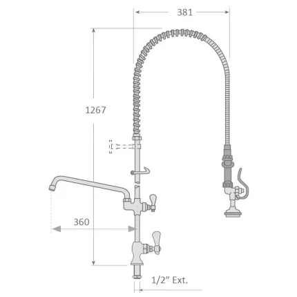 metal inox showerhead