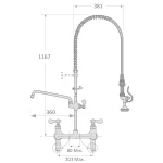 metal inox showerhead