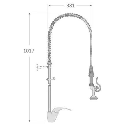 metal inox showerhead