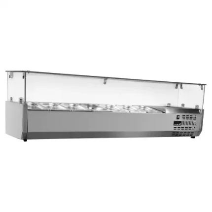 niki inox salad chilled display